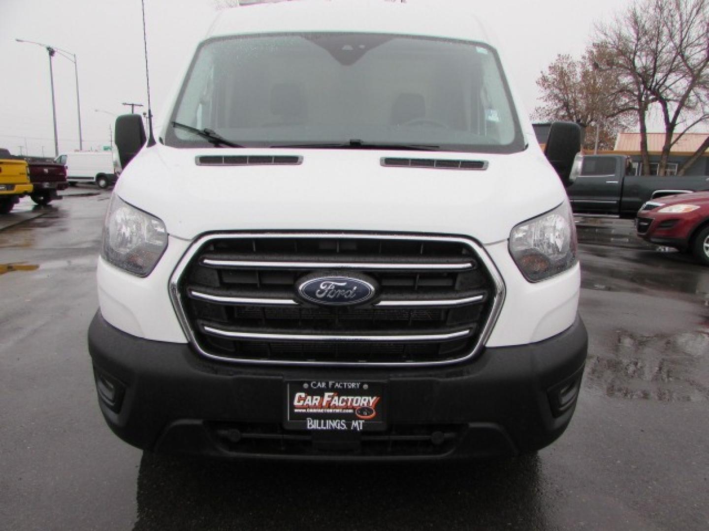 2020 White /Black Ford Transit 350 (1FTBW9C86LK) with an 3.5L PFDI V6 Gas engine, 10 speed Automatic transmission, located at 4562 State Avenue, Billings, MT, 59101, (406) 896-9833, 45.769516, -108.526772 - 2020 Ford Transit 350 Van Medium Roof 148-in. WB Cargo Van - One owner! 3.5L PFDI Gasoline V6 - 10 speed automatic transmission - rear wheel drive - 117,088 miles - One owner - Inspected and serviced - copy of inspection and work performed as well as a full vehicle history report provided Air - Photo#5